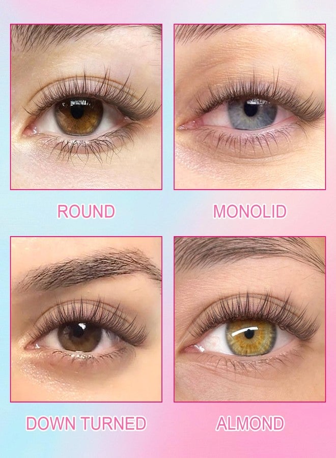 EMEDA Brown Self Adhesive Glueless Lashes - False Eyelashes Waterproof Natural Pre-glued Easy Eyelashes for Beginners Fake Lashes Press on Lashes Strips by EMEDA(Brown 863) - Image 3